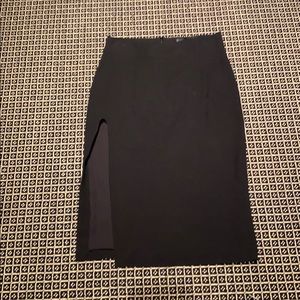 New Zara Studio sexy high slit pencil skirt